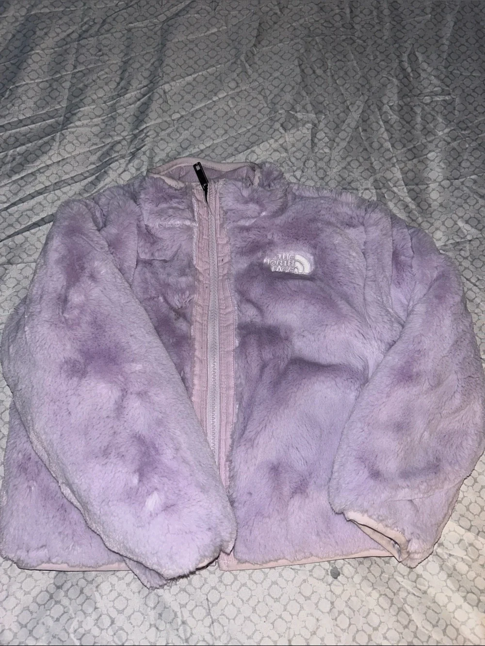 North face jacket reversible